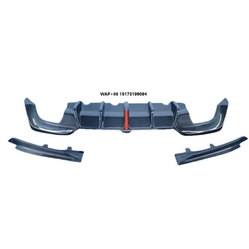 Adr style carbon fiber rear bumper for Series 3 G20 G28 2018-2022, carbon fiber rear diffuser, car body kit