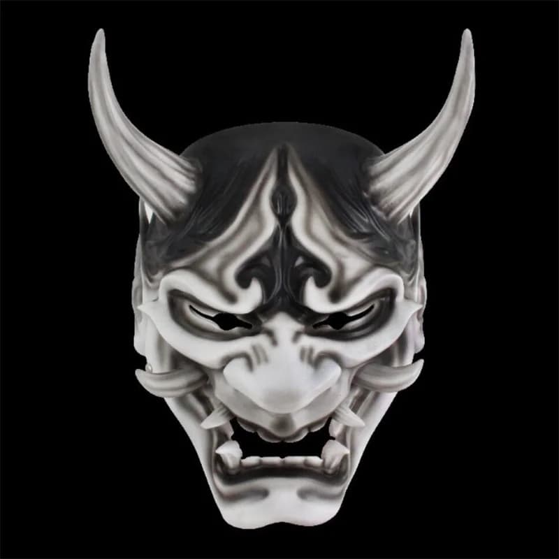 Halloween Horror Prajna Japanese Cosplay Mask Oni Samurai Mascara Mascara resin Mascara Wall Decoration Mask ornaments