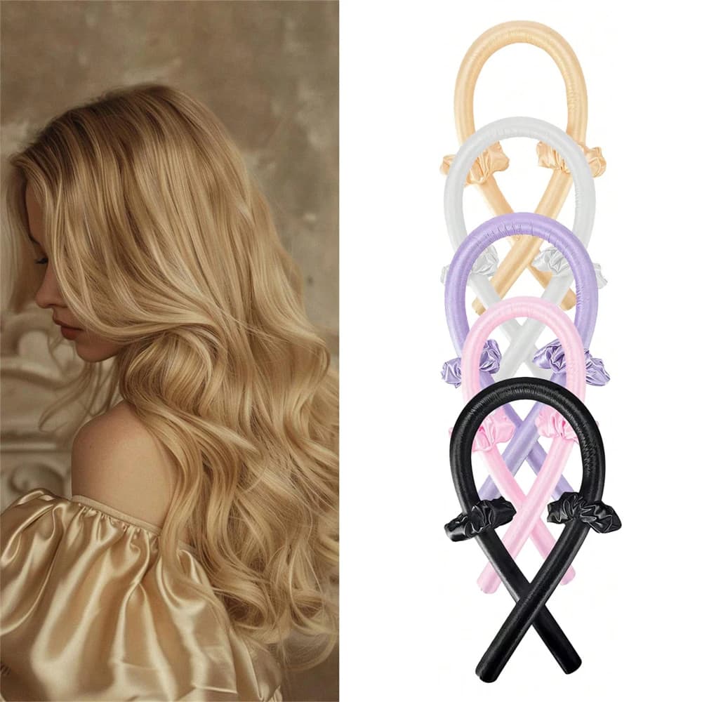 3 pcs/1 set Heatless Curling Rod Shoe Rollers Sleep Soft Paper Pigro Bigodini Tools For Hair Styling