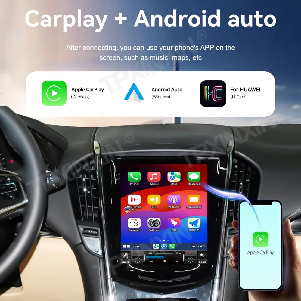 For Cadillac Escalade 2015-2019 Android Car Radio Multimedia Video Wireless Carplay Autoradio Stereo GPS Navigation Head Unit