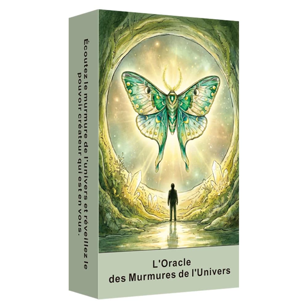 Mazzo di carte Oracle originali francesi, 56 carte premium, Whisper of the Universe, Awaken Inner Wisdom, carte dei Tarocchi, 12*7 cm, 14+