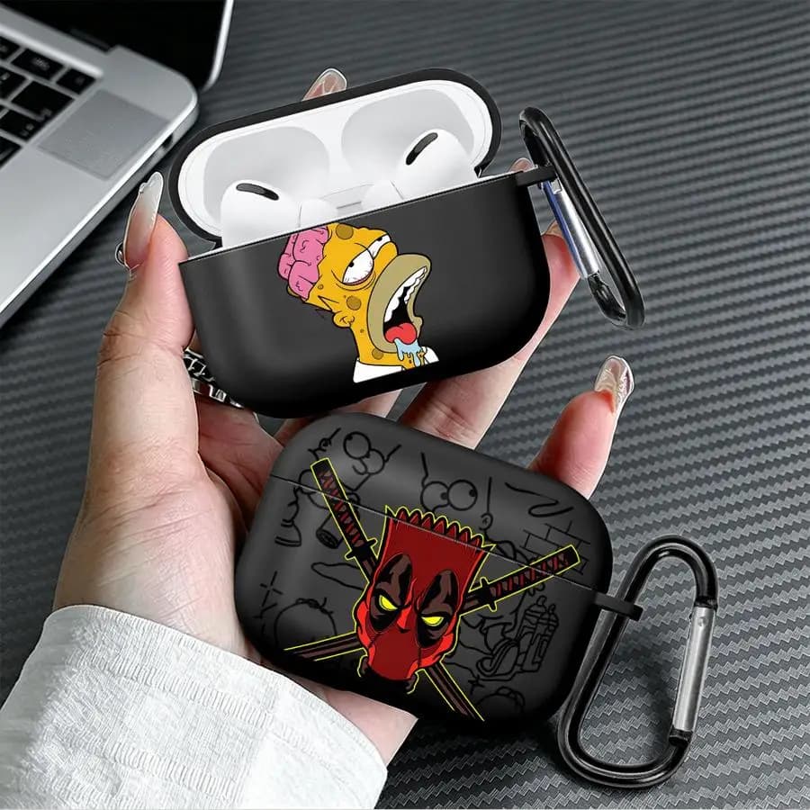 Earphone Cases Cover Case For Airpods 2 Pro3 Pro2 1 3 4 Pro Disney Hot The Simpsons