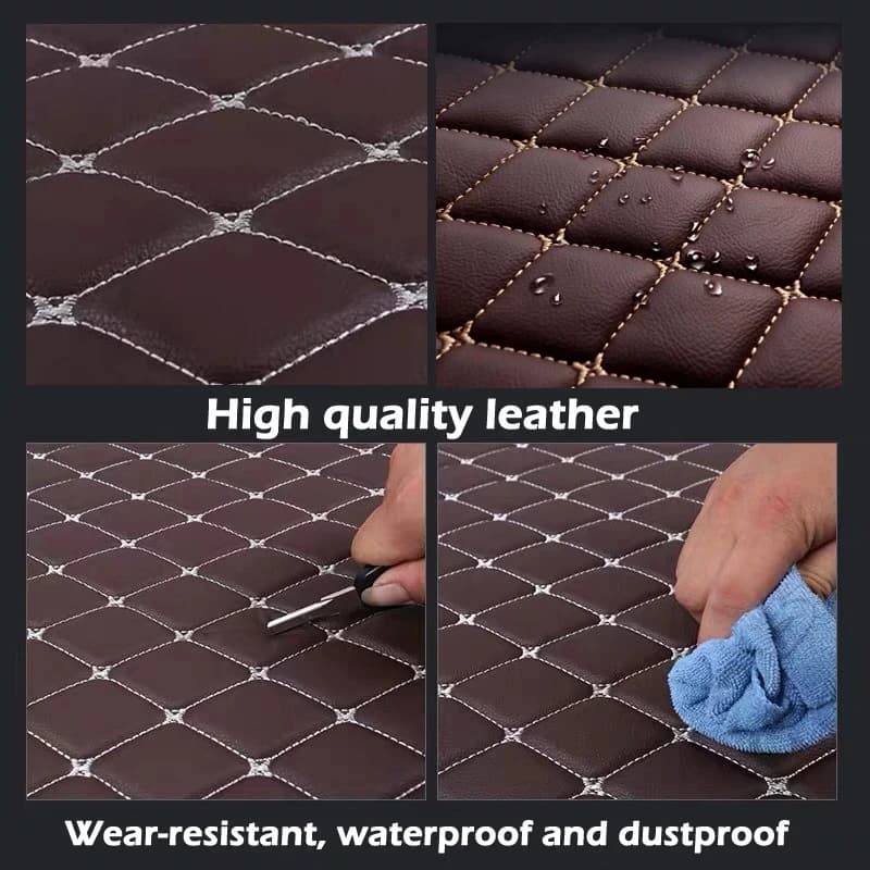 Accessories Custom car floor mats for Kia Forte 2019 2020 2021 2022 Auto full set carpet pads leather foot mat rugs