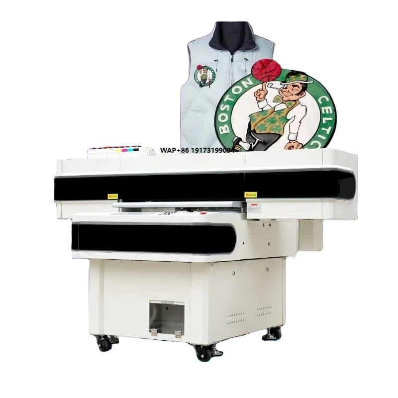 Stampante Inkjet Worldcolor 2025 con Tecnologia Avanzata 9060 UV Flatbed TPU 3D per Maglie Personalizzate di Calcio/Basket