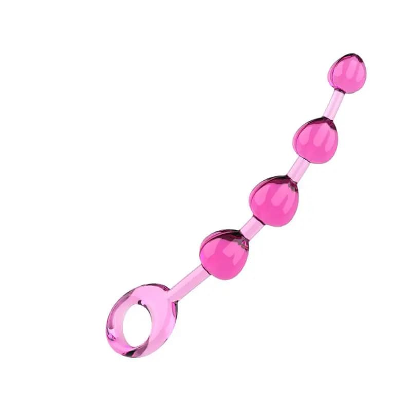 1Pcs For Beginners Man Women Couples Anus Masturbator Massager Masturbation Crystal Sex Toy Anal Stimulator Ball Beads Butt Plug