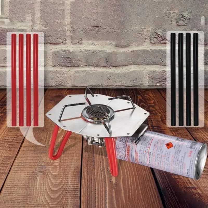 4 pieces Steering stove cover Silicone hardness for outdoor stove Protected legs Tools for stoves