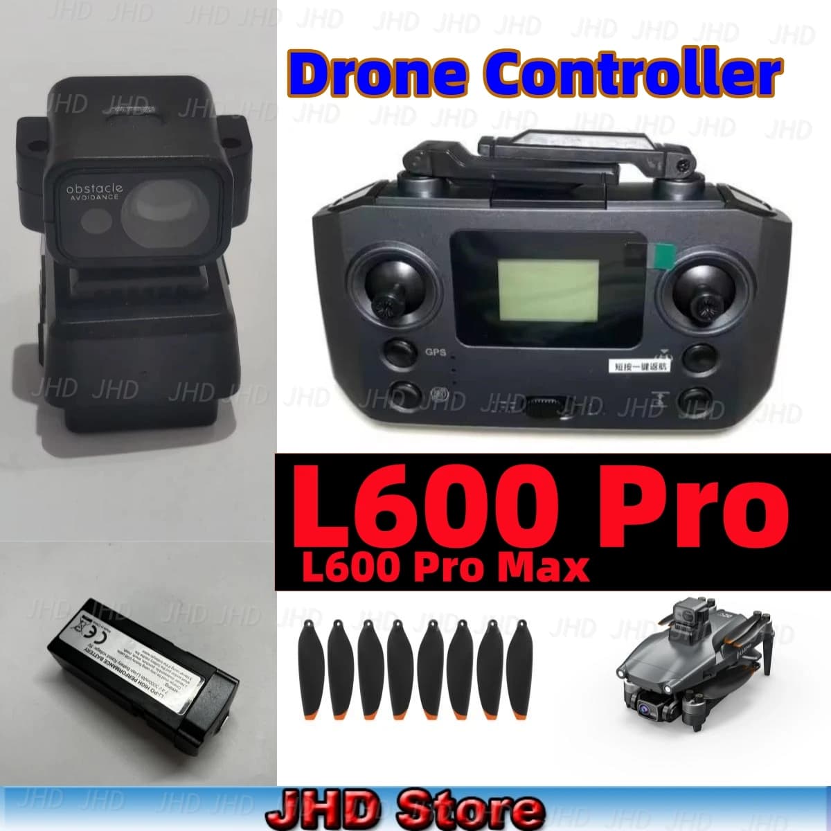 JHD L600 PRO Drone RC Quadcopter Telecomando Pezzo di ricambio originale L600 Pro MAX Trasmettitore telecomando Parte accessorio