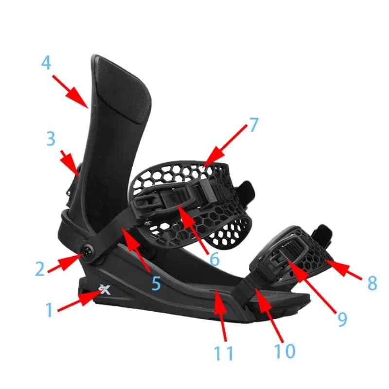 Accessori per Attacchi da Snowboard Freestyle All-Mountain