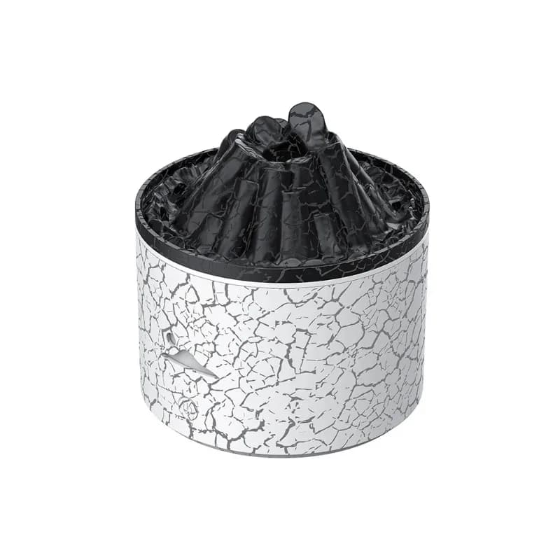 Nuova macchina creativa per aromaterapia con lava vulcanica, umidificatore da tavolo per la casa, macchina per aromaterapia con fiamma ad anello di fumo simulato