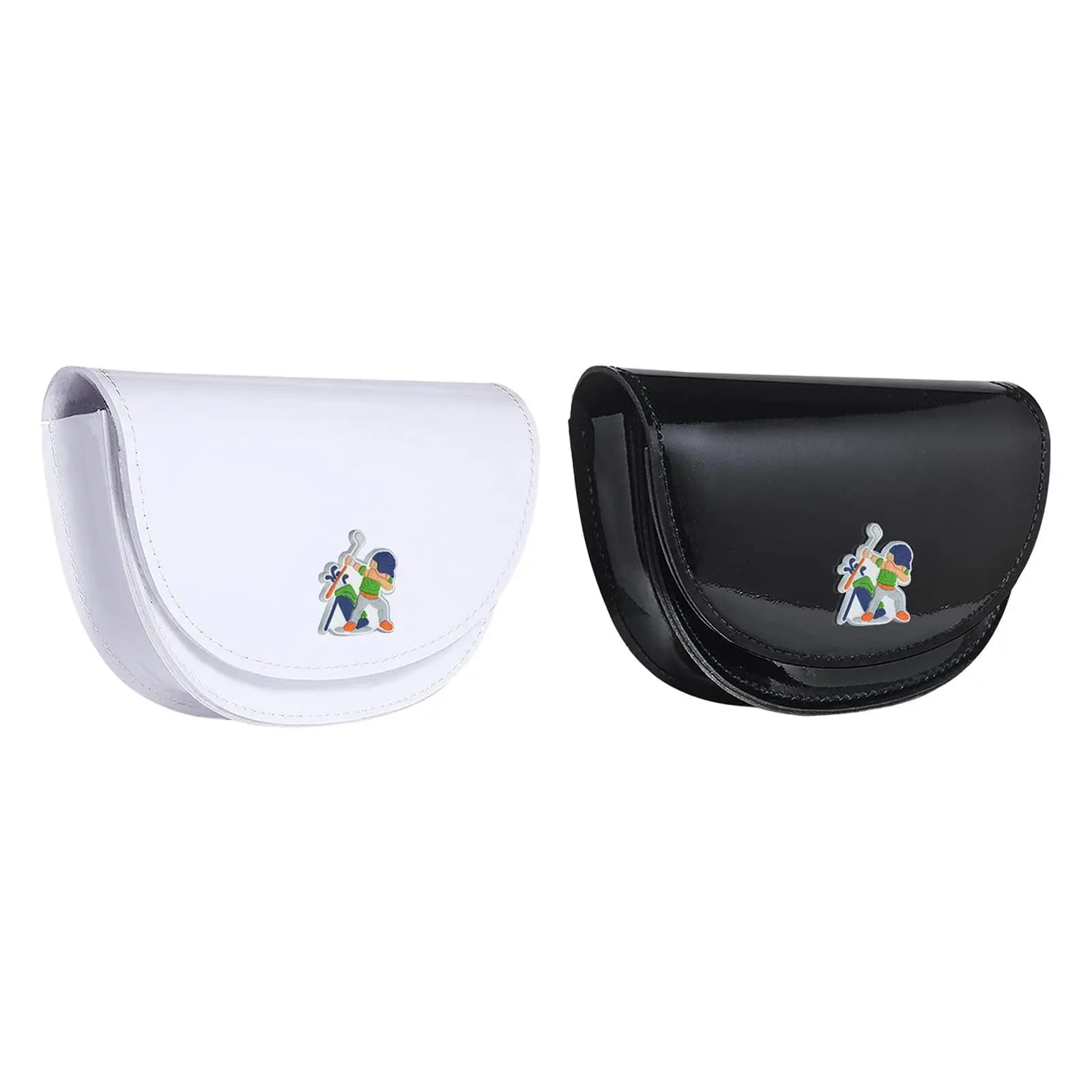 Custodia in pelle PU impermeabile per telemetro da golf, borsa da trasporto con clip da cintura, custodia porta palline da golf per uso sportivo