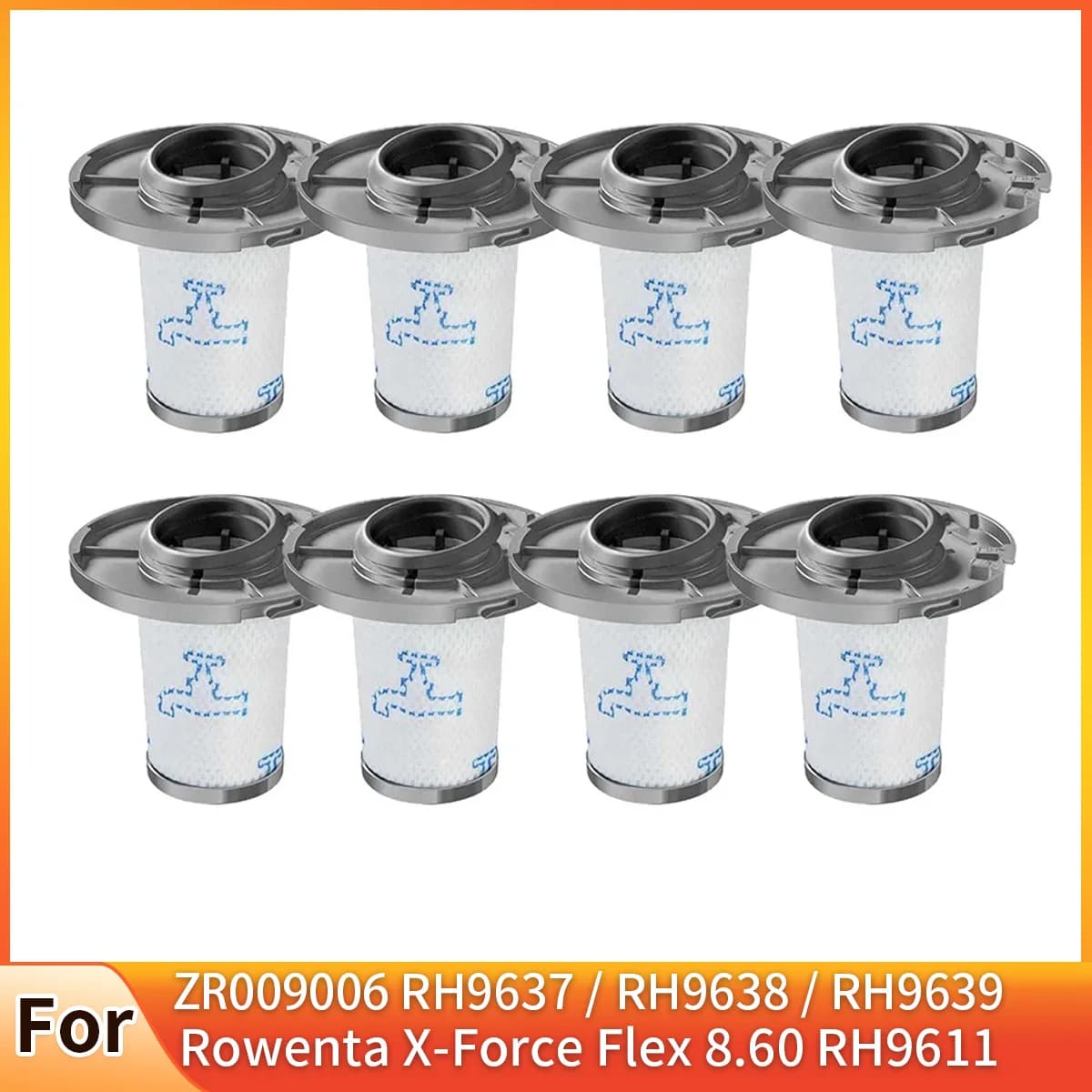 Filtro ZR009006 Compatibile per Rowenta X-Force Flex 8.60 RH9611/ RH9637 / RH9638 / RH9639, Rowenta X-Pert 6.60 RH6838 / RH6821