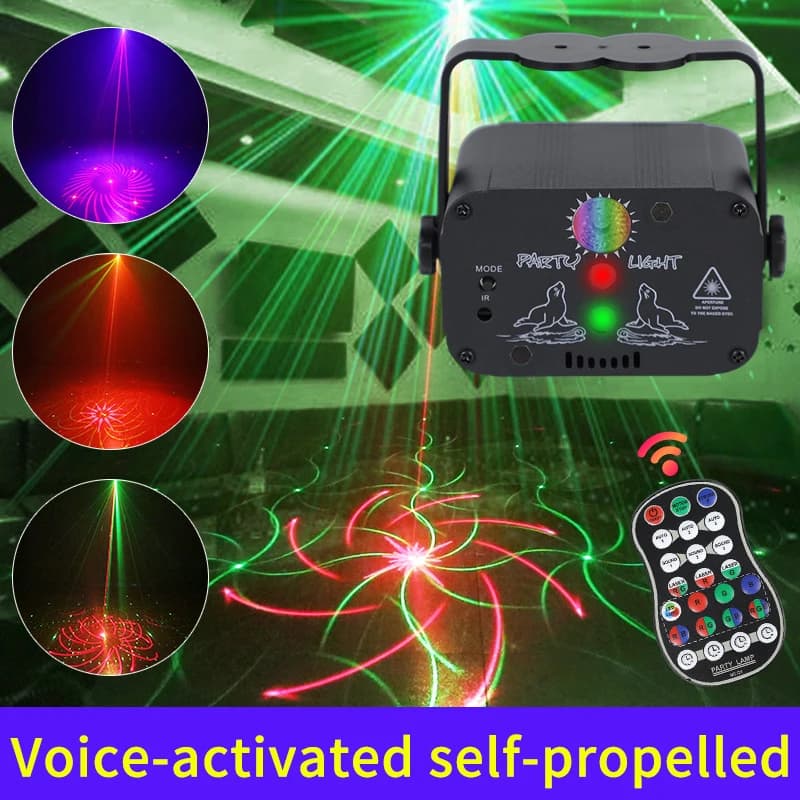 HCWE Mini Disco Car Light DJ Luci da festa Lampada RGB Palla Proiettore USB Cielo stellato Decorazione stroboscopica Vacanze in famiglia Karaoke Luce