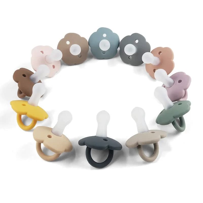 1 pz ciuccio in silicone per bambini morbido massaggiagengive giocattolo per neonato forniture da masticare capezzolo manichino accessori in silicone per uso alimentare
