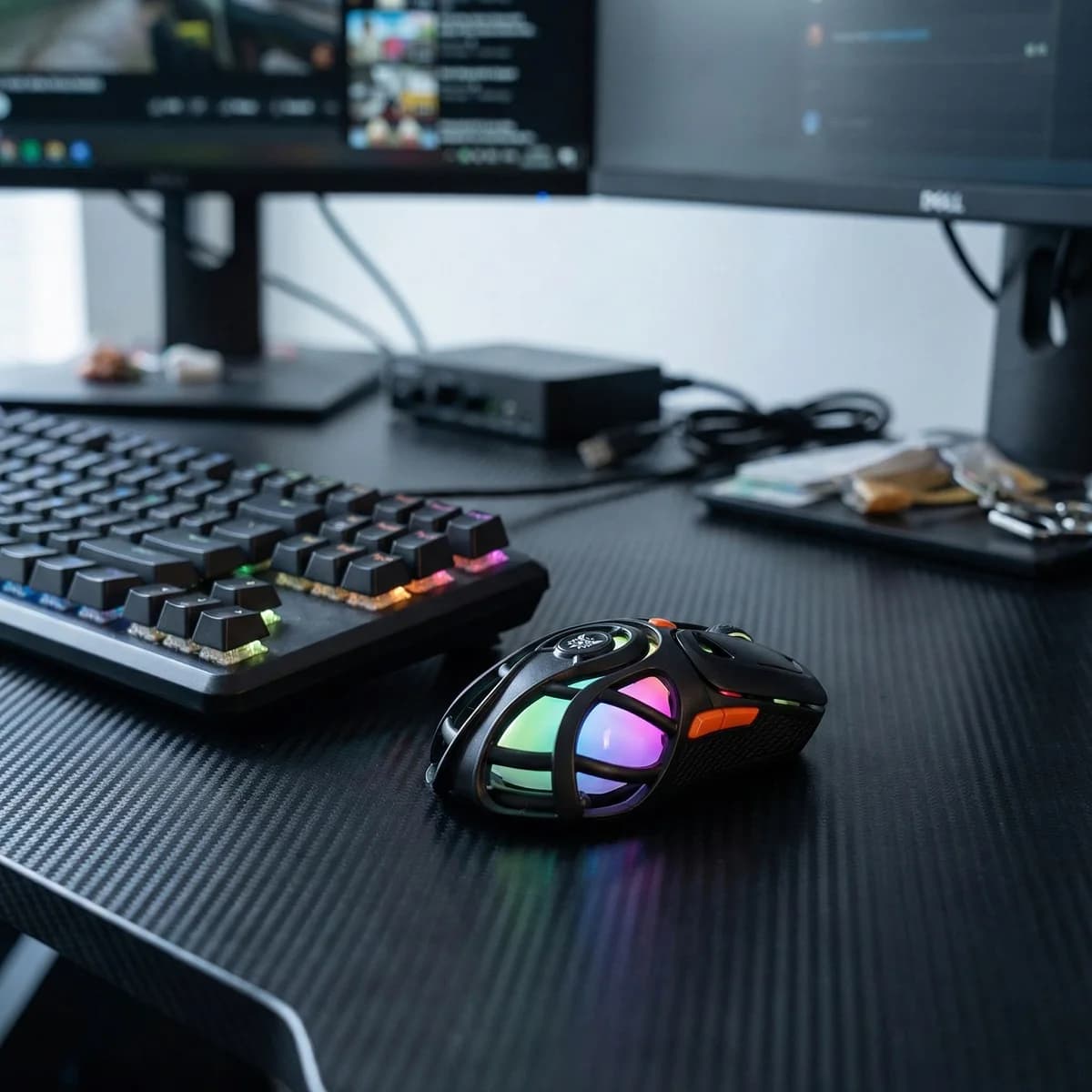 ONIKUMA DM02 2025 Nuovo Mouse da Gaming Wireless Leggero e Traforato | Design ergonomico, lunga durata, frequenza di polling di 1000Hz, per giocatori