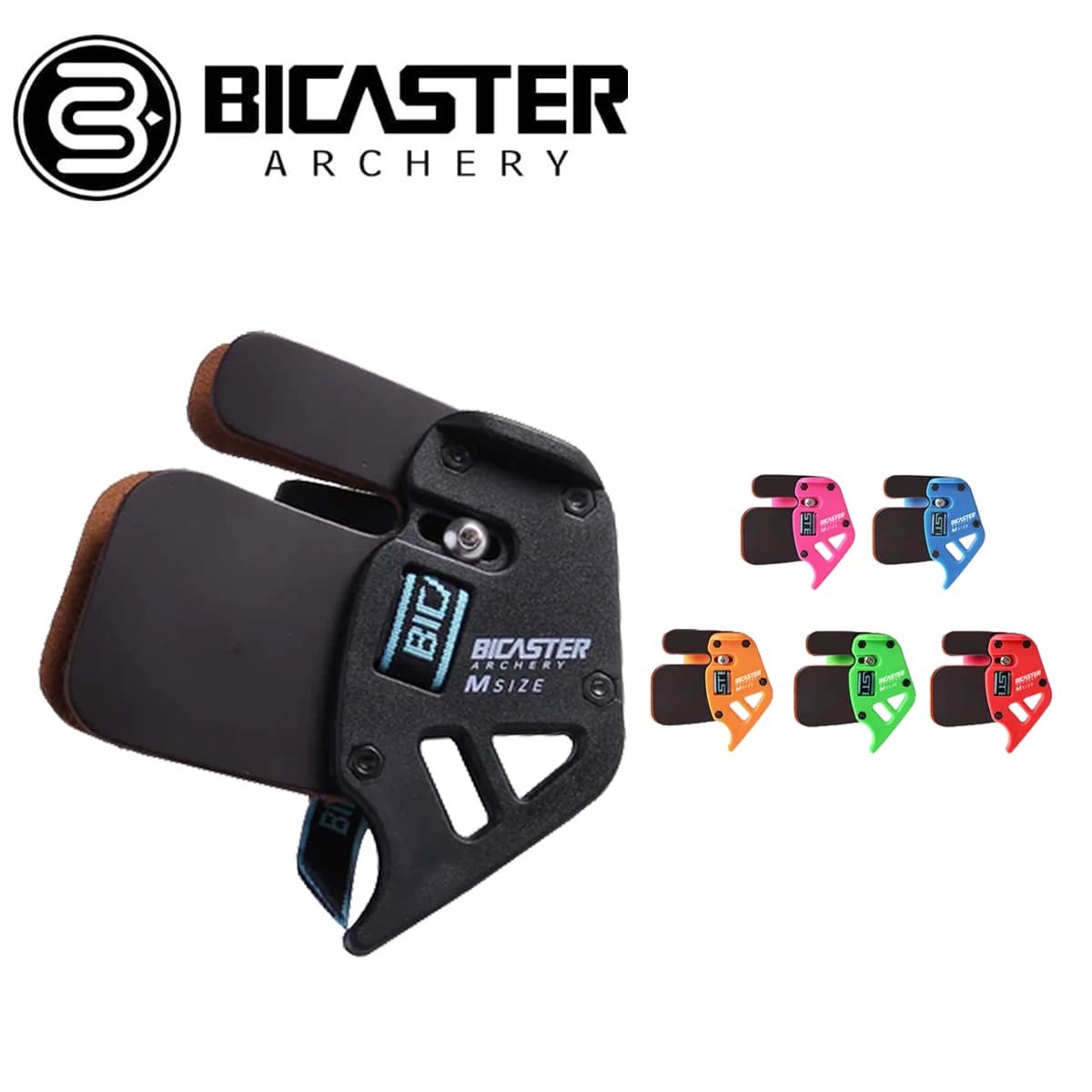 BICASTER CUA FINGER TAB Geniune Cowhide 6 Color Options Recurve Bow Adjustable Strap Target Shooting Archery Accessories