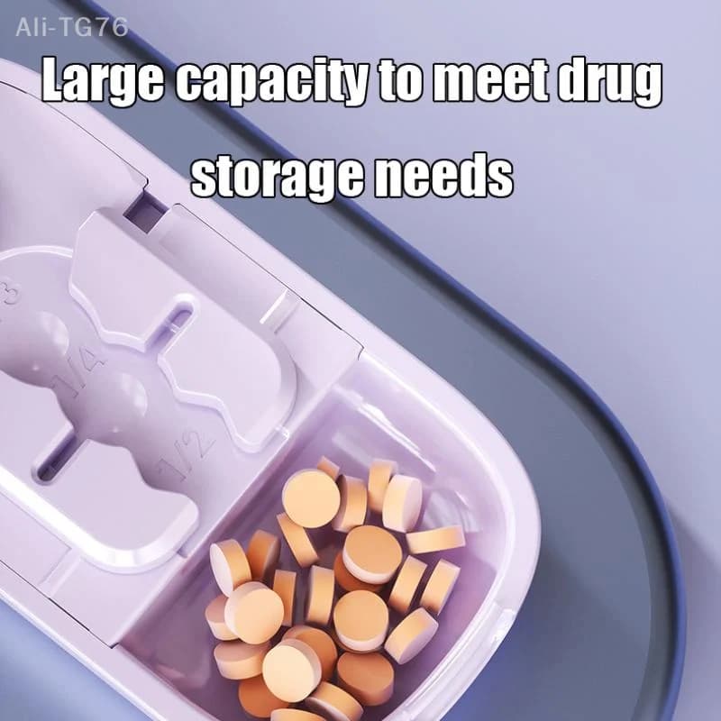 3in1 Precision Medicine Cutter Portable Tablet Splitter Pill Divider Organizer for Halving Throwing And Quartering Drugs