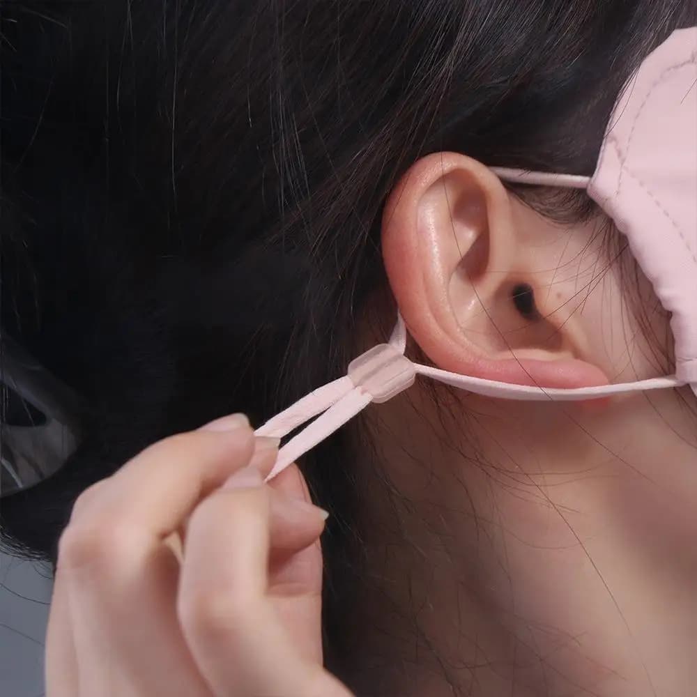 Protezione solare regolabile Sciarpa per il viso Maschera di seta di ghiaccio Estate Tinta unita Copertura per il viso Maschera Protezione UV Maschera per il viso Gini Sport
