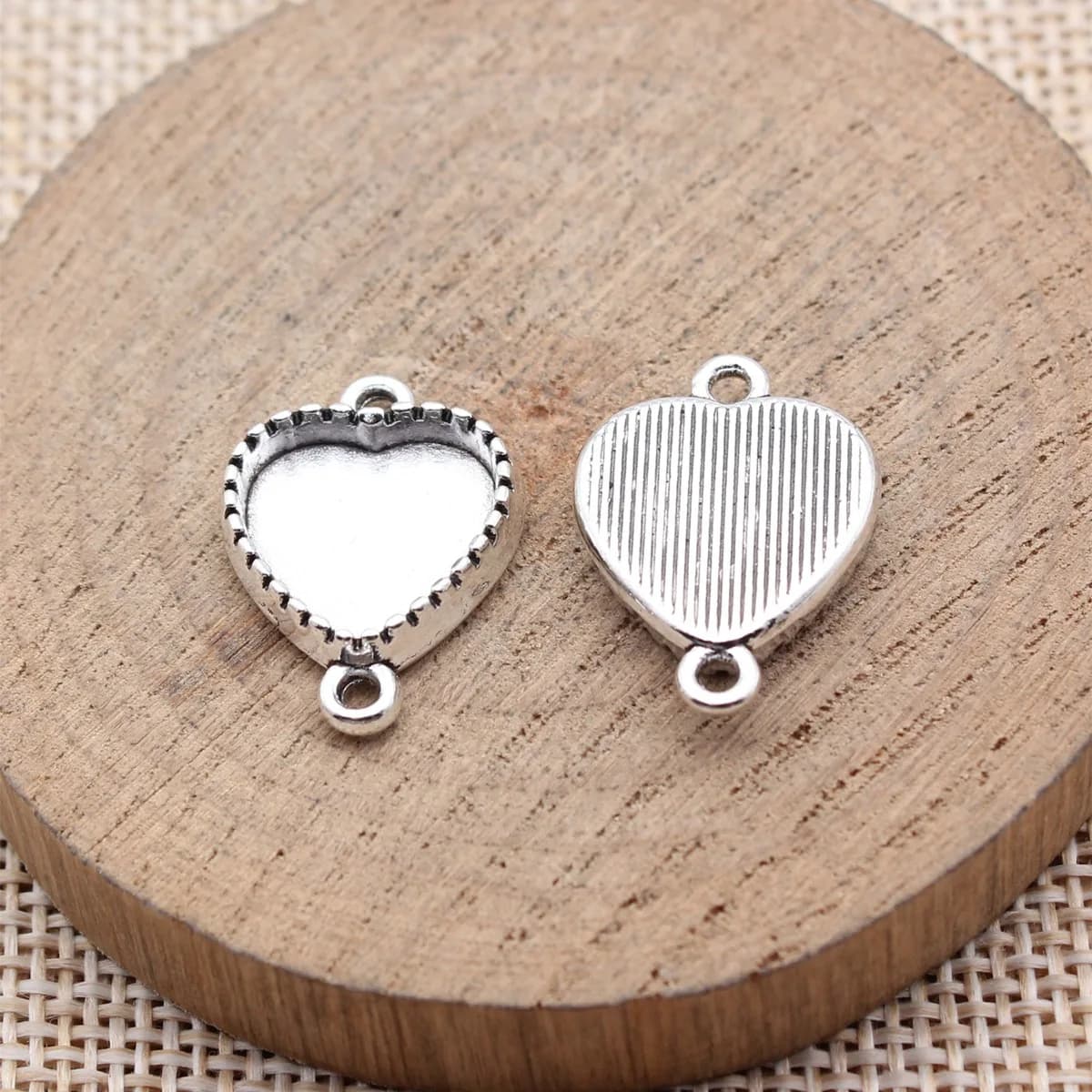 Multi Size Blank Bezel Flat Glass Tray Alloy Photo Pendant Base For DIY Resin Epoxy Jewelry Making For
