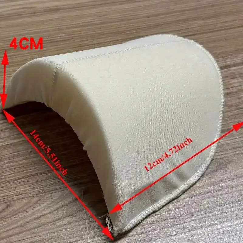 【YA】1Pair Thicken Big 35mm Sponge Shoulder Sewing Black White Nude Shoulder Pad Sew DIY Jacket Wedding T-Shirt Fashion Garment