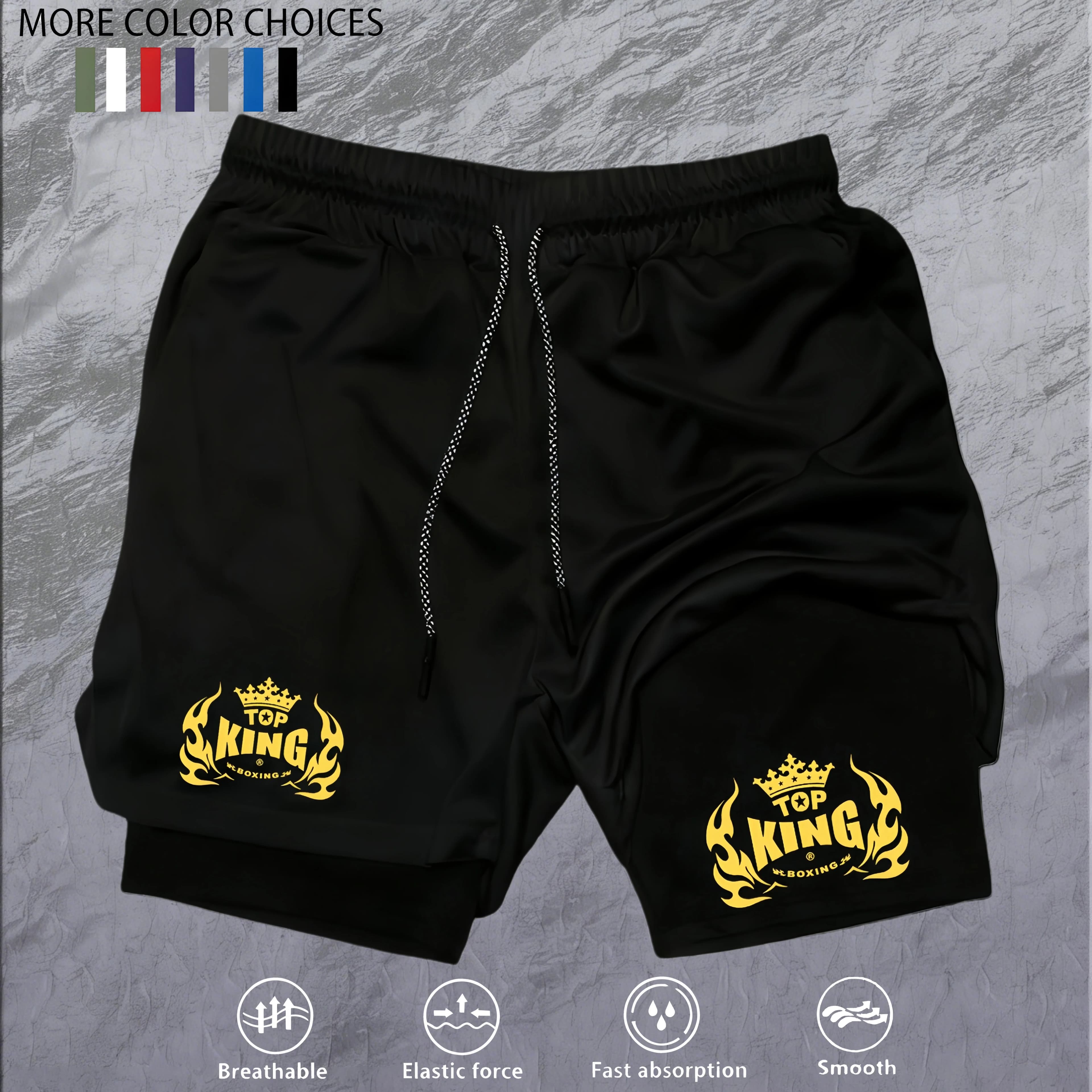 Pantaloncini da Corsa Estivi 2026 da Uomo 2 in 1, Pantaloncini Sportivi da Jogging e Fitness, Pantaloncini da Allenamento ad Asciugatura Rapida, Pantaloncini da Palestra da Uomo, Pantaloncini Sportivi Corti