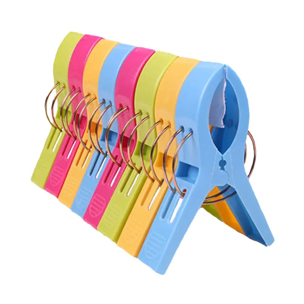10 Pcs Non-slip Quilt Clip Clothes Hanger Clamp Drying Windproof Plastic Clothespins