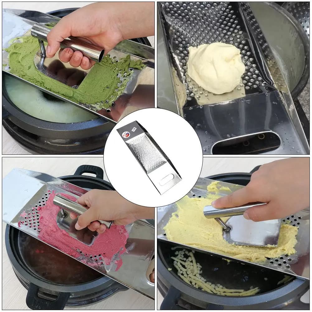 Macchina Professionale per Pasta in Acciaio Inox, Pressa Manuale per Pasta Fresca, Compatta e Salutare per Uso Domestico