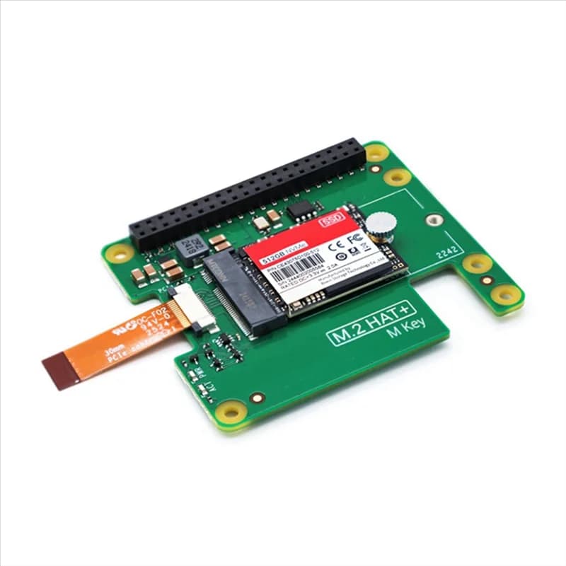 512GB Classic SSD Kit for Raspberry Pi Compatible with HAT PCIe Gen3 M.2 + NVME SSD for Raspberry Pi 5