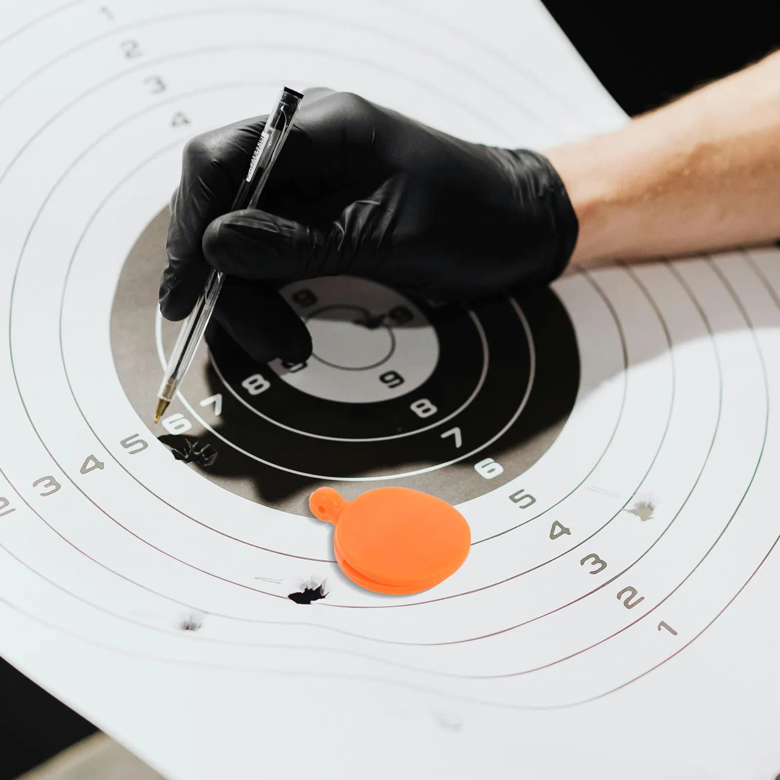 10 Pezzi Accessori per Bersagli da Competizione, Bersaglio in Silicone Appendibile per Pratica Sportiva, Attrezzatura per Allenamento di Tiro con l'Arco