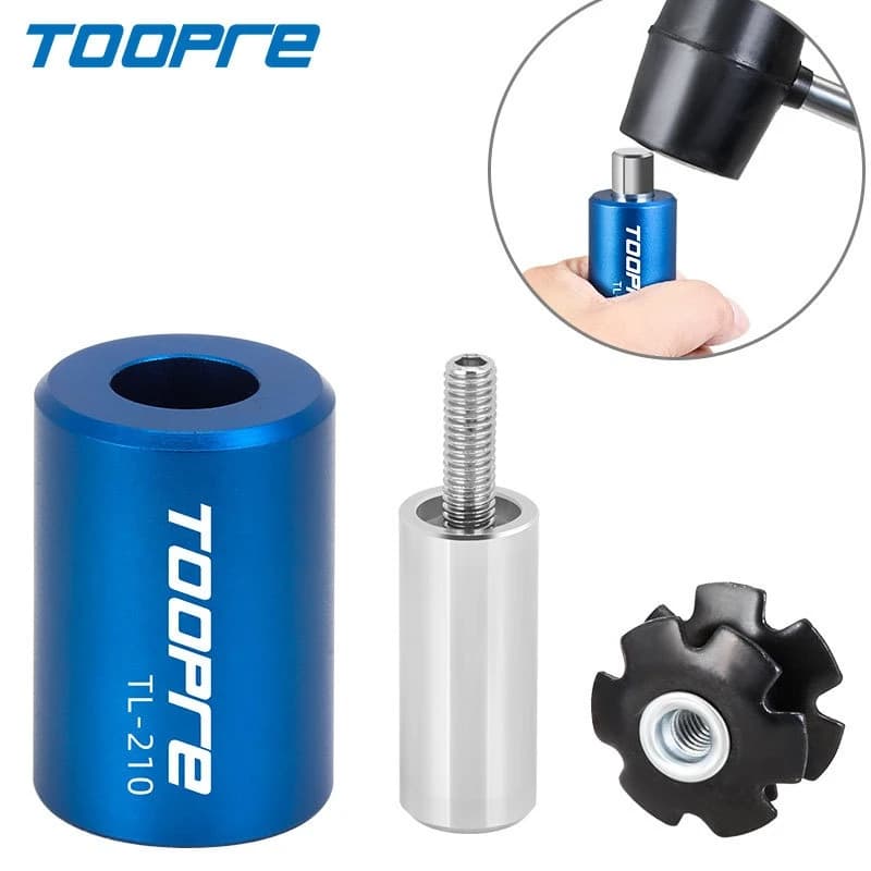 TOOPRE Mountain Road Bicycle Girasole Strumento di guida Forcella anteriore Set di ciotole Manicotto di installazione con nucleo di fiore in acciaio