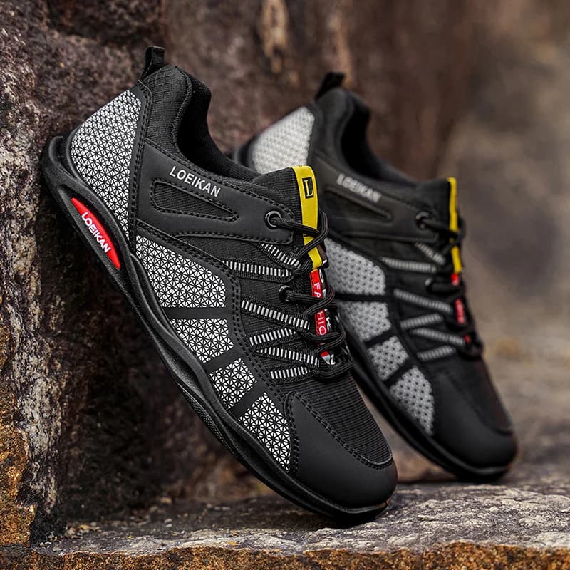 Men's casual shoes LOEIKAN | Breathable gymnastics shoes for running, walking and daily commuting