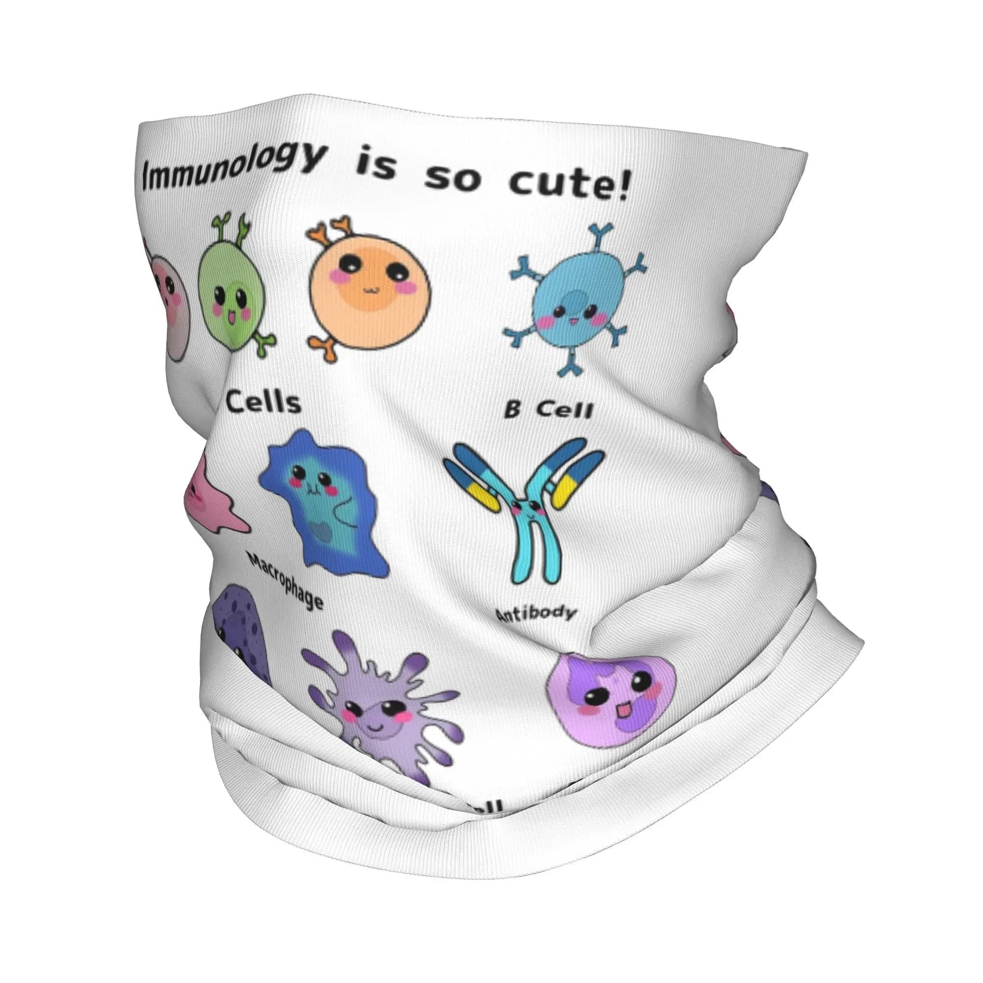 Immunology is so Cute Version 2 Bandana Neck Cover Printed Magic Scarf Multi-use Headband Riding For Men Women Adult Winter