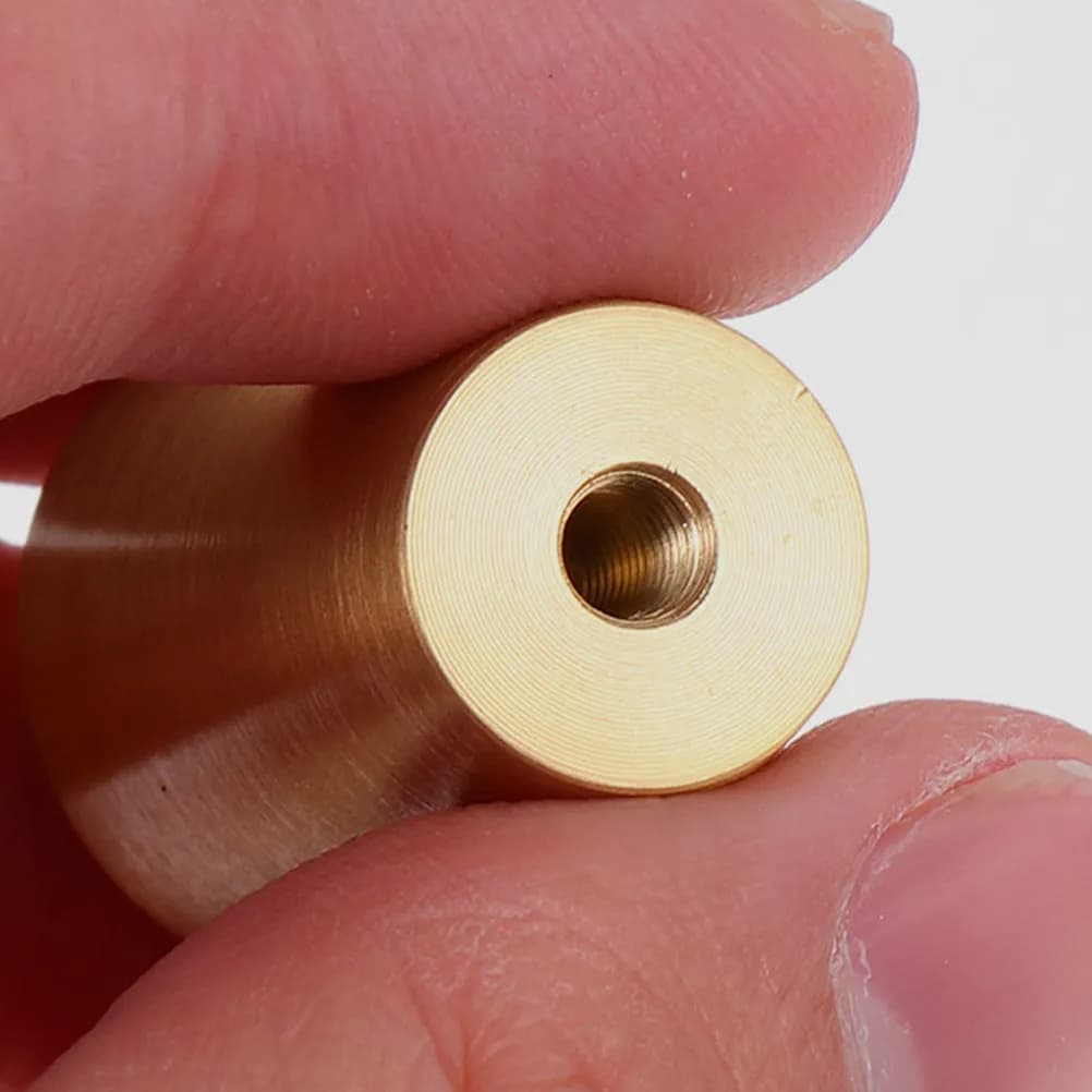 10 Pezzi Maniglie in Legno Massello e Rame, Eleganti e Semplici, per Armadi, Maniglie per Porte, Maniglie per Cassetti, Forniture per la Casa
