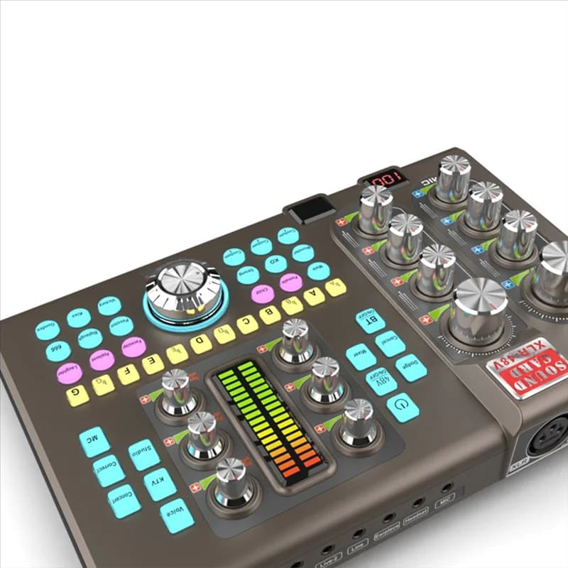 Y45A-SK80 Per la scheda audio per trasmissione in diretta all'aperto con supporto per canto audio stereo a cinque canali Bluetooth