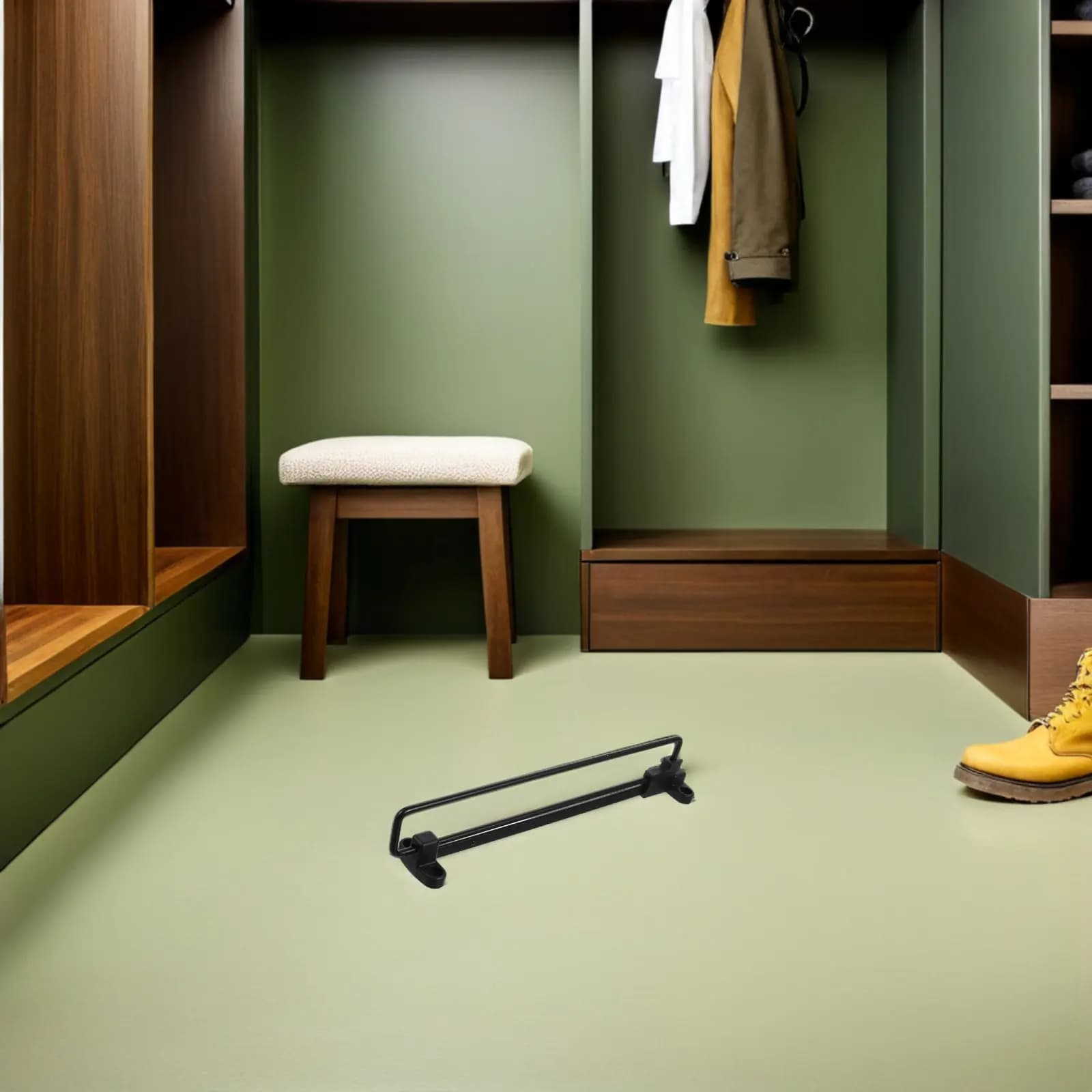 Retractable Clothes Rod Telescopic Wardrobe Pull Rod Extendable Coat Rack Closet Organization Pull Out Trouser Hanger Rack