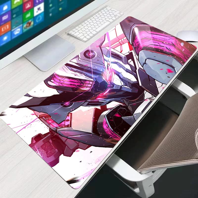 Mouse mat 90x40 cm M-mechanical Warrior G-gundam Gamer Desk Mat Computer Anime Mousepad Mausepad Keyboard accessory Mausepad