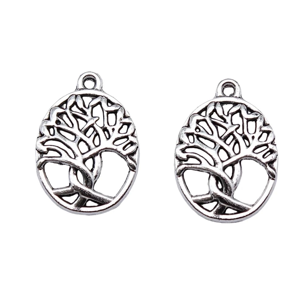 Craft Pendants Thanksgiving Day Charms Pendant Charms Bracelet Italian Heart Tree Of Life