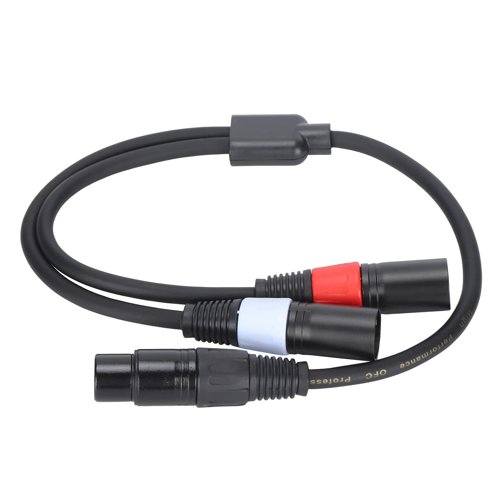 Cavo adattatore audio JORINDO da XLR femmina a doppio XLR maschio a 3 pin, cavo sdoppiatore audio XLR da 0,5 m