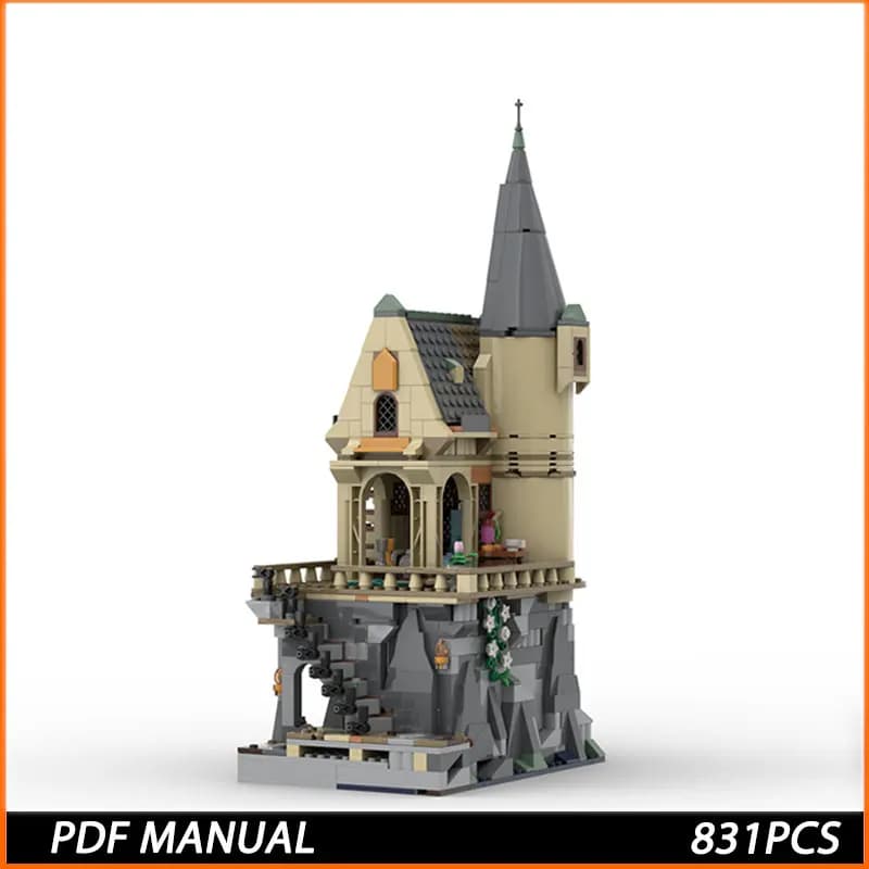 MOC Building Block Street View Series Town Clinic DIY Model Brick Toys Puzzle Creative Birthday Gifts 831PCS