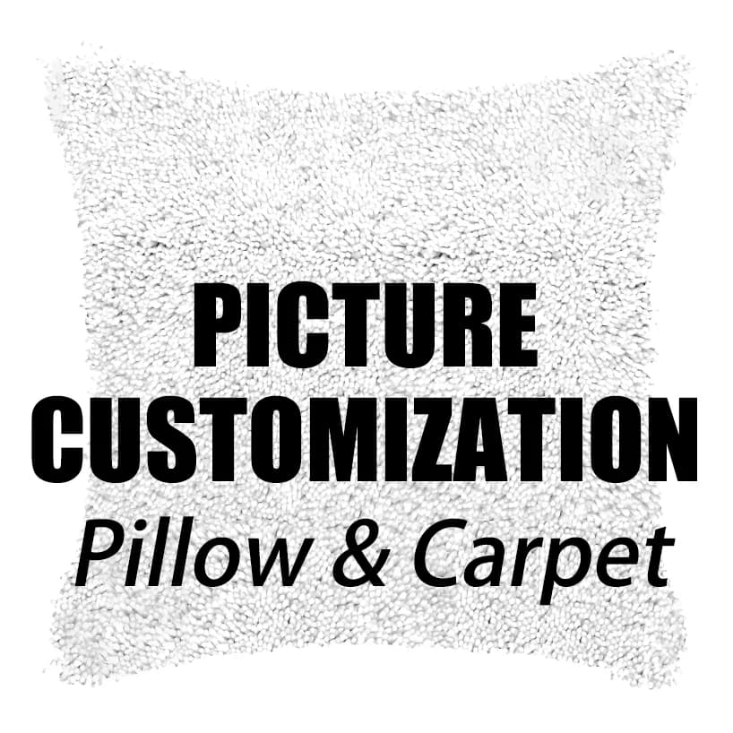 Image Customization Closure Hook Kit Mats Federa Carpet 3D Segment Embroidery Cushion DIY cushion tapijt knopen