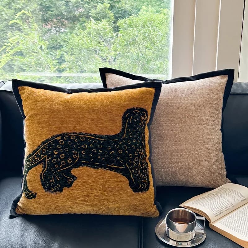 New Chinese Style Middle Ancient Living Room Sofa Pillow Backrest Cushion Cover without Core Soft Home Decor Customizable