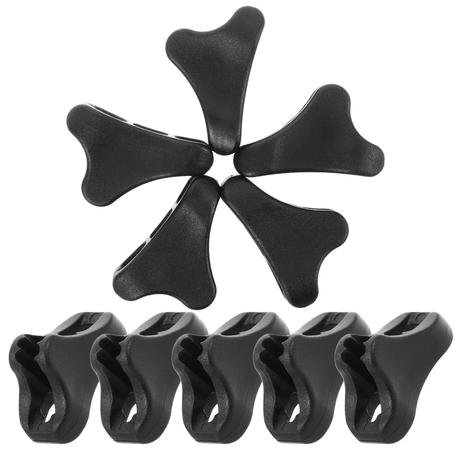 10 Pezzi Tenditori Regolabili per Corde da Tenda, Antivento, per Campeggio, Picnic, Ombrellone, Antiscivolo, Leggeri, Fermacorda