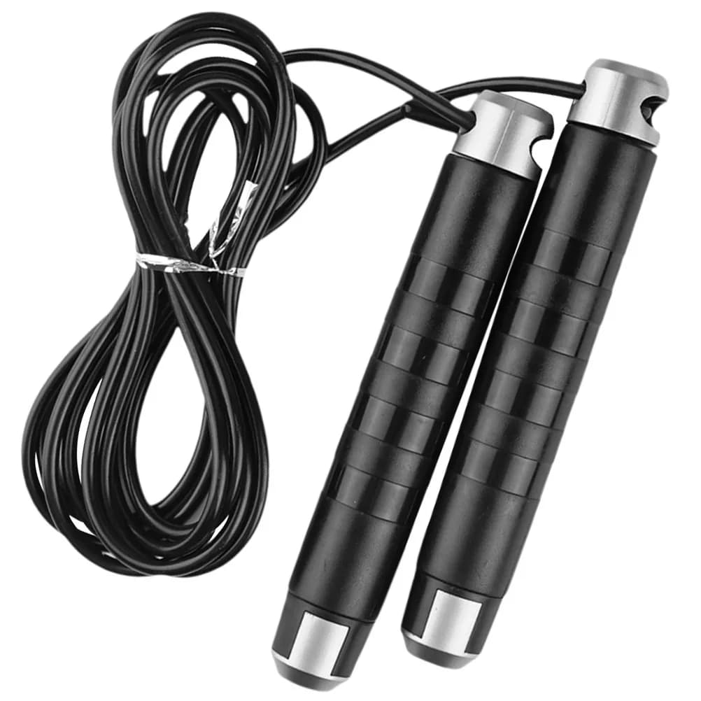 1Set Weighted Jump Rope Ergonomic Non-Slip Handles Lightweight Portable Fitness Skipping Rope for Weight Loss Endurance Training