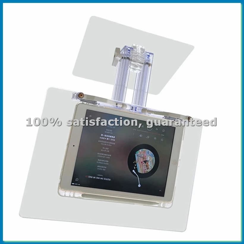 Supporto per laptop rialzato, supporto da lettura da scrivania, supporto per tablet in stile Ins, supporto da lettura in acrilico trasparente-A09I
