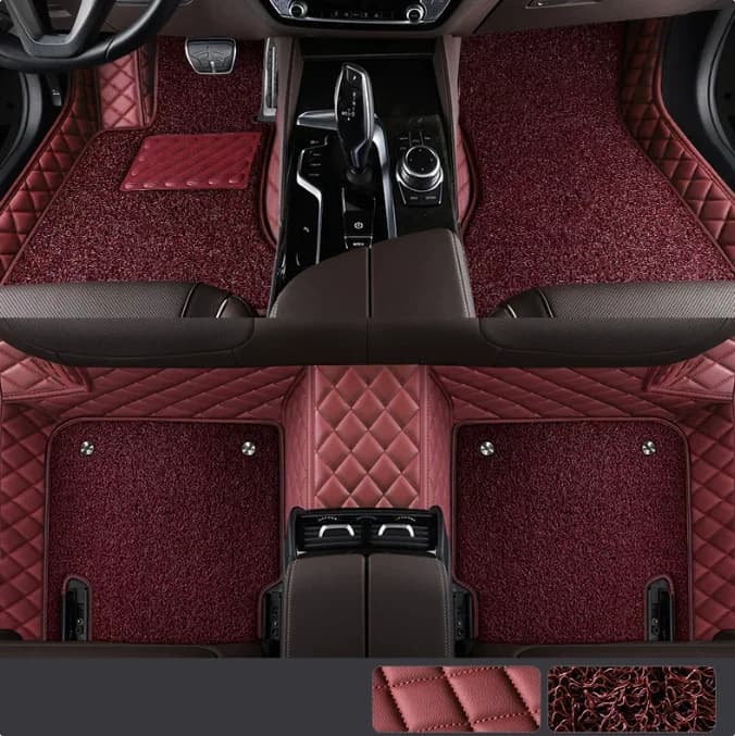 Custom special car floor mats for Audi A4 Allroad B9 2025-2017 non-slip rugs best quality double layers carpets