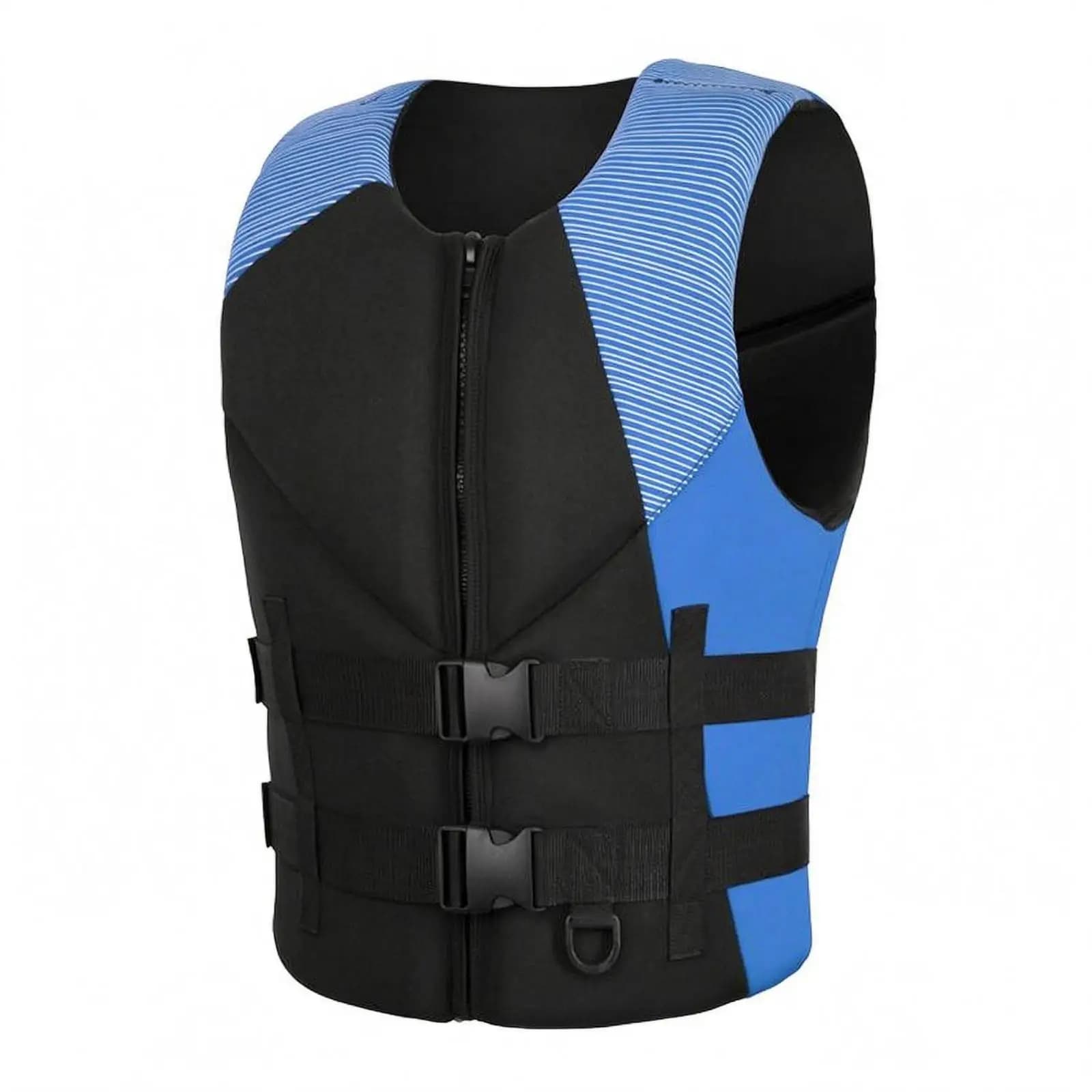 Adult Neoprene Flotation Life Jacket Adjustable Buckle Sports Vest Water Play Swimming Rafting Drift Fishing Protective Gear