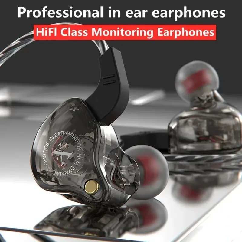 Original X2 dynamic wired earphones HIFI for heavy bass Play heads in-ear Monitor Sport Headphones with noise cancellation Microphone