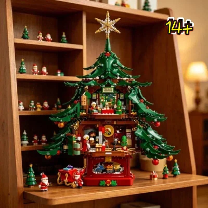 Bandai Creation High Quality 41843 Family Tree Collectible Building Kit Collector Edition Gift compatible with LEGO bricks