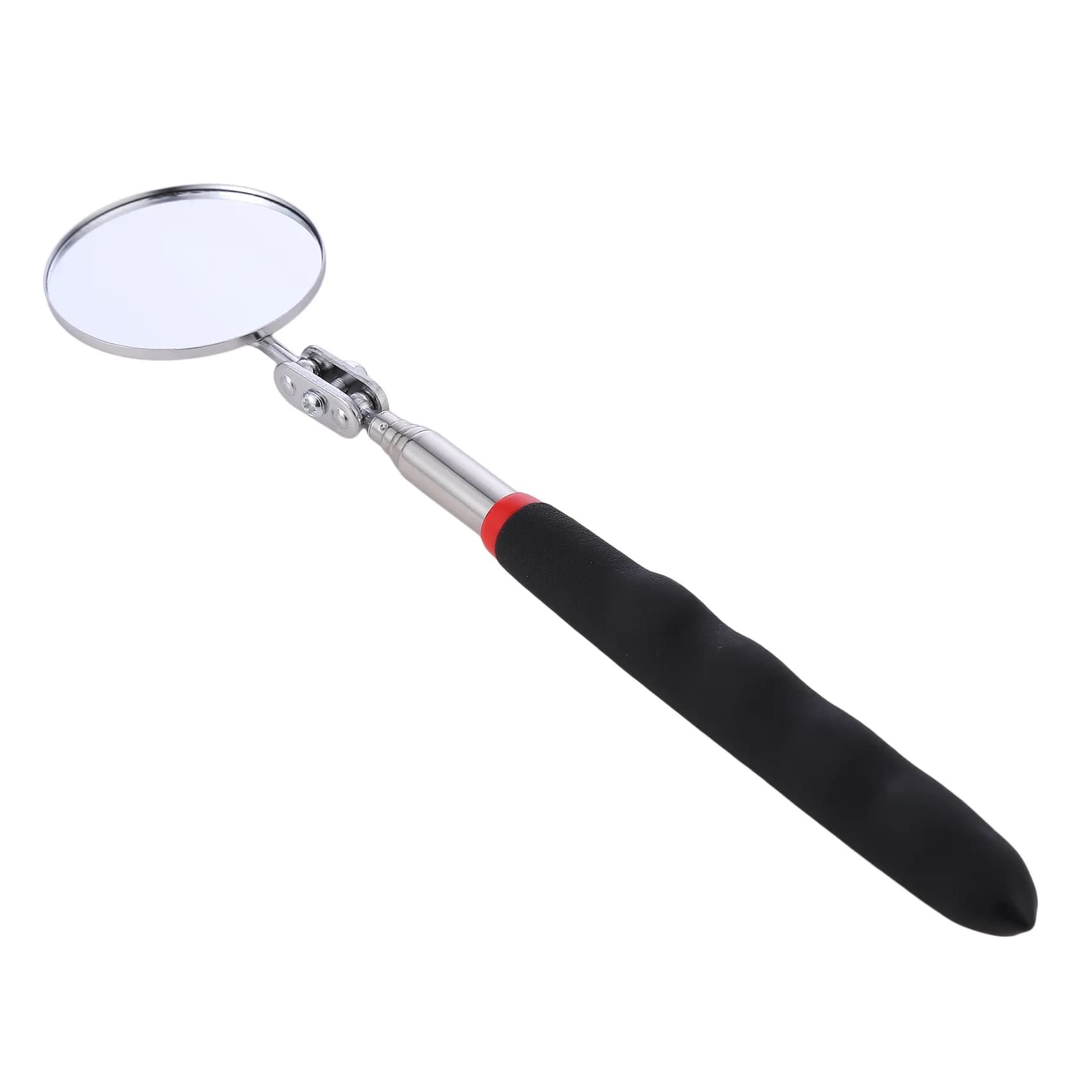1pc specchio di ispezione 34 "estensione rotazione di 360 ° manico telescopico estensibile strumento illuminato retrattile su un bastone per Me