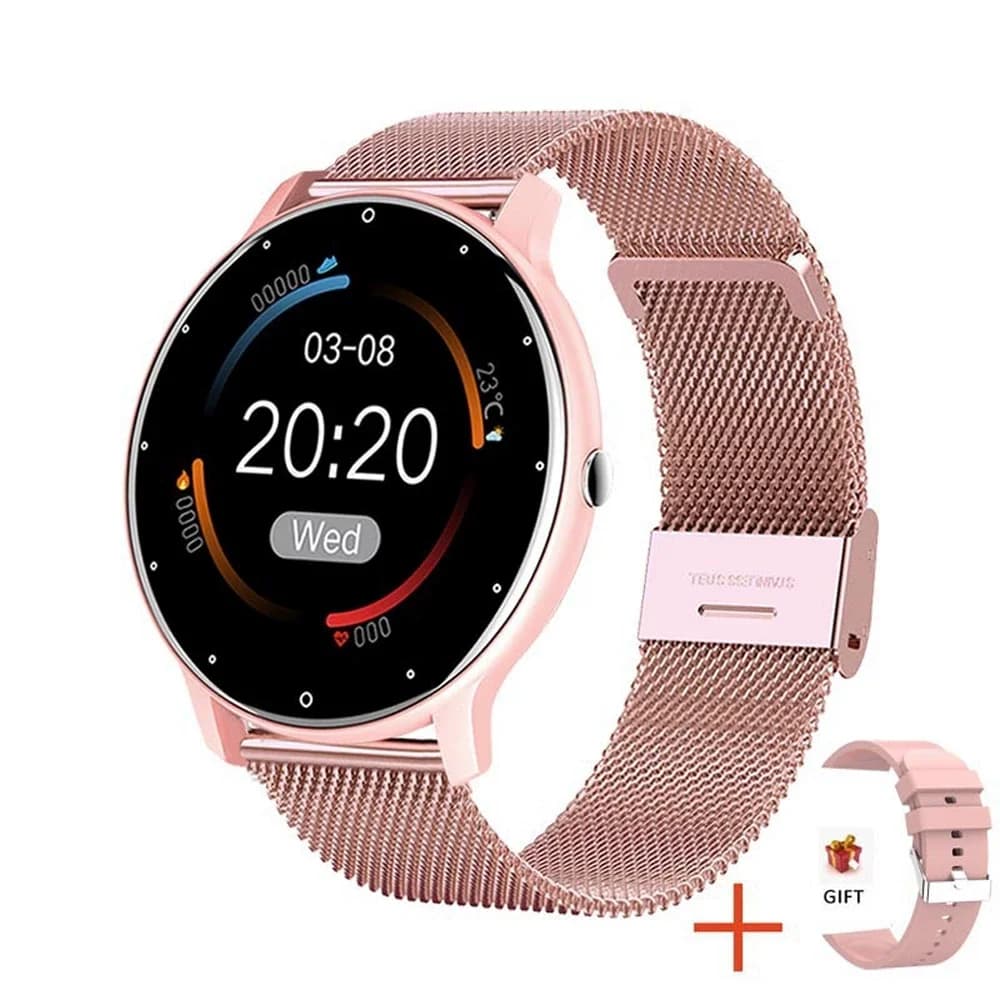 Smartwatch Zl02cpro per Donne, Uomini, Ragazze e Bambini, Tracker Fitness e Salute per Anziani, Schermo Touch Completo