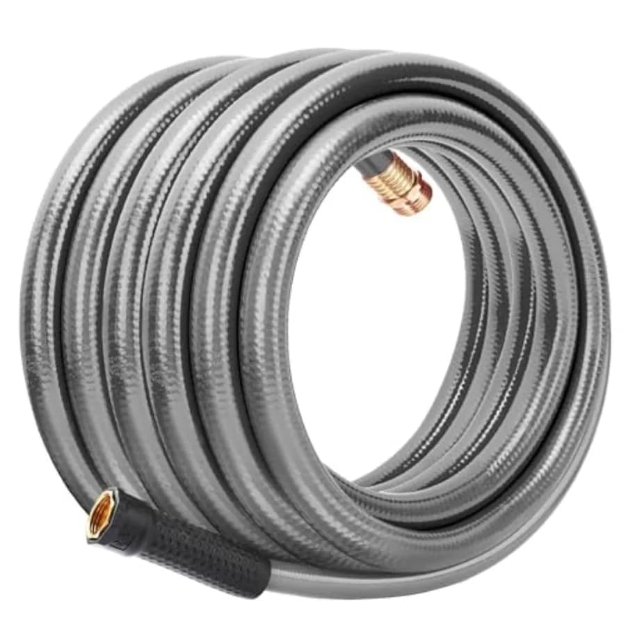 Tubo da Giardino Leader 3/4 Pollici x 50 piedi Tubo Flessibile Anti-Intorquamento e Anti-Perdita per Uomo/Donna - Resistente e Durevole in PVC a 5 Strati, Leggero